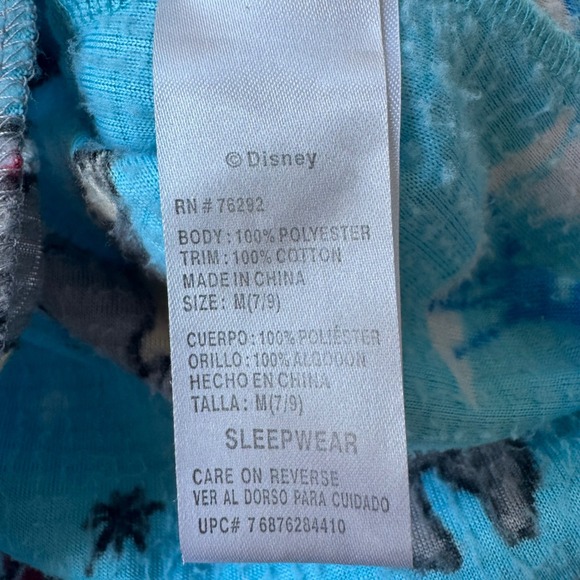 RARE Disney Thumper Y2K Women's Waffle Fleece Nightgown Bunny Sleep Dress Winter - Picture 6 of 7